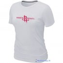 T-Shirt NBA Pas Cher Femme Houston Rockets Blanc