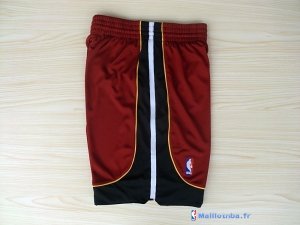 Pantalon NBA Pas Cher Miami Heat Rouge Noir