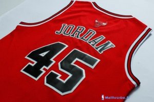 Maillot NBA Pas Cher Chicago Bulls Michael Jordan 45 Retro Rouge