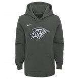 Oklahoma City Thunder Nike Anthracite 2019/20 City Edition Club Pullover Hoodie