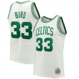 Boston Celtics Larry Bird Mitchell & Ness White 1985-86 Hardwood Classics Swingman Jersey
