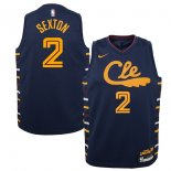 Cleveland Cavaliers Collin Sexton Nike Navy Swingman Jersey Jersey – City Edition