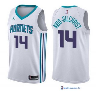 Maillot NBA Pas Cher Charlotte Hornets Michael Kidd Gilchrist 14Blanc Association 2017/18