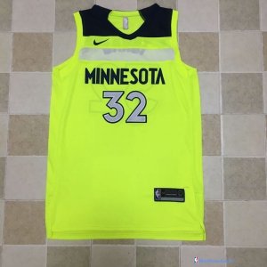 Maillot NBA Pas Cher Minnesota Timberwolves Karl Anthony Towns 32 Vert Statement 2017/18