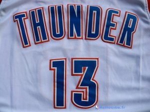 Maillot NBA Pas Cher Oklahoma City Thunder James Harden 13 Blanc