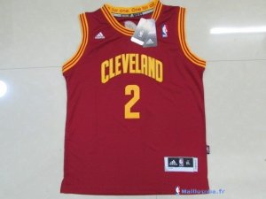 Maillot NBA Pas Cher Cleveland Cavaliers Junior Kyrie Irving 2 Rouge