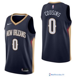 Maillot NBA Pas Cher New Orleans Pelicans DeMarcus Cousins 0 Marine Icon 2017/18