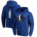 Dallas Mavericks Luka Doncic Fanatics Branded Blue Team Playmaker Name & Number Pullover Hoodie