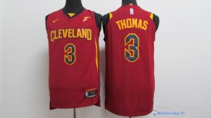 Maillot NBA Pas Cher Cleveland Cavaliers Isaiah Thomas 3 Rouge 2017/18