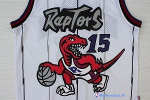 Maillot NBA Pas Cher Toronto Raptors Vince Carter 15 Retro Blanc