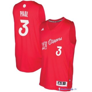 Maillot NBA Pas Cher Noël Los Angeles Clippers Chris Paul 3 Rouge