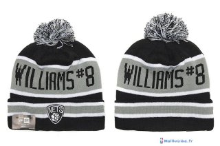 Tricoter un Bonnet NBA Brooklyn Nets 2017 Gris 1