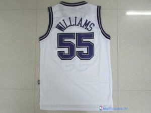 Maillot NBA Pas Cher Sacramento Kings Jason Williams 55 Blanc