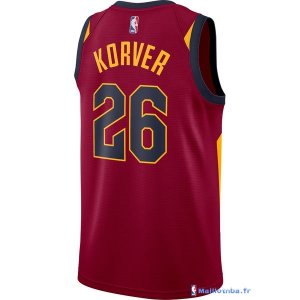 Maillot NBA Pas Cher Cleveland Cavaliers Kyle Korver 26 Rouge Icon 2017/18