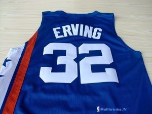 Maillot ABA Pas Cher Brooklyn Nets Erving 32 Bleu