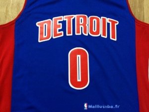 Maillot NBA Pas Cher Detroit Pistons Andre Drummond 0 Bleu