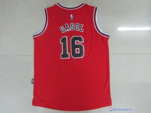 Maillot NBA Pas Cher Chicago Bulls Junior Pau Gasol 16 Rouge