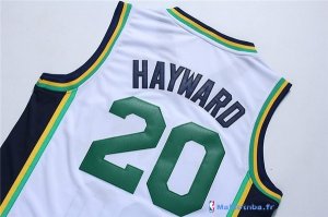 Maillot NBA Pas Cher Utah Jazz Gordon Hayward 20 Blanc