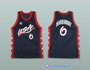 Maillot NBA Pas Cher USA 1996 Anfernee Hardaway 6 Noir