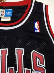 Maillot NBA Pas Cher Chicago Bulls Dennis Rodman 91 Noir