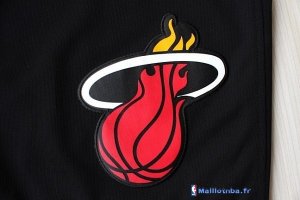 Pantalon NBA Pas Cher Miami Heat Retro Noir