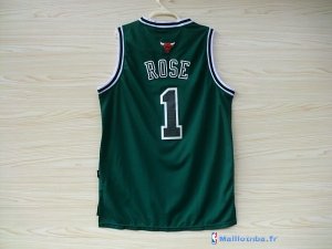 Maillot NBA Pas Cher Chicago Bulls Derrick Rose 1 Vert