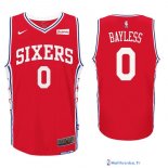 Maillot NBA Pas Cher Philadelphia Sixers Jerryd Bayless 0 Rouge 2017/18