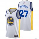 Maillot NBA Pas Cher Golden State Warriors Zaza Pachulia 27 Blanc Association 2017/18