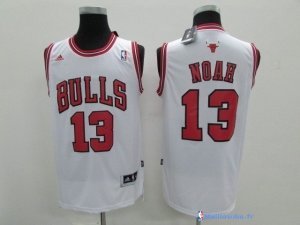 Maillot NBA Pas Cher Chicago Bulls Joakim Noah 13 Blanc