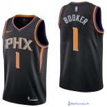 Maillot NBA Pas Cher Phoenix Suns Devin Booker 1 Noir Statement 2017/18