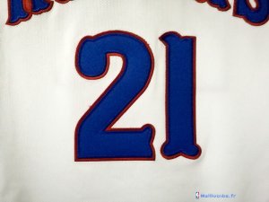 Maillot NCAA Pas Cher Kansas Joel Embiid 21 Blanc