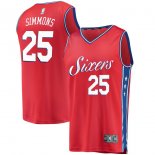 Philadelphia 76ers Ben Simmons Fanatics Branded Red Fast Break Replica Jersey - Statement Edition