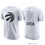 Maillot Manche Courte All Star 2018 DeMar DeRozan 10 Blanc