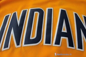Maillot NBA Pas Cher Indiana Pacers Paul George 24 Jaune