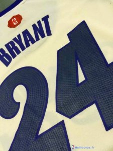 Maillot NBA Pas Cher Noël Femme Kobe Bryant 24 Blanc