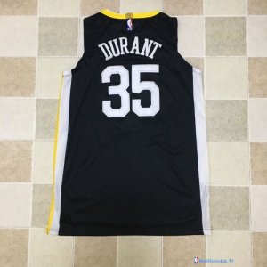 Maillot NBA Pas Cher Golden State Warriors Kevin Durant 35 Noir Statement 2017/18