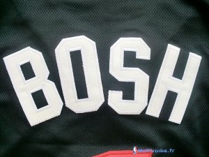 Maillot NBA Pas Cher Miami Heat Chris Bosh 1 Noir Rouge