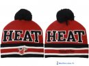 Tricoter un Bonnet NBA 2017 Miami Heat Rouge Blanc Noir 9