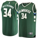 Milwaukee Bucks Giannis Antetokounmpo Fanatics Branded Green Fast Break Replica Jersey - Icon Edition