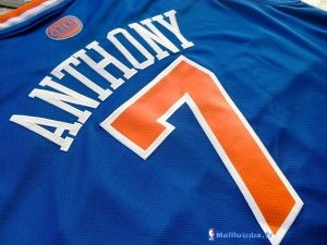 Maillot NBA Pas Cher New York Knicks Carmelo Anthony 7 Bleu