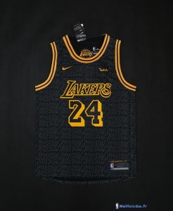 Maillot NBA Pas Cher Los Angeles Lakers Kobe Bryant 24 Noir Ville 2017/18