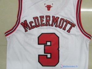 Maillot NBA Pas Cher Chicago Bulls Doug McDermott 3 Blanc