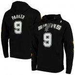 San Antonio Spurs Tony Parker Mitchell & Ness Black Jersey Hook Pullover Hoodie
