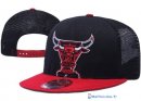 Bonnet NBA Chicago Bulls 2016 Noir Rouge 4