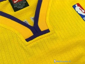 Maillot NBA Pas Cher Los Angeles Lakers Kobe Bryant 8 Jaune Pourpre