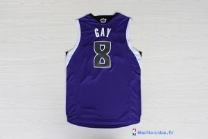 Maillot NBA Pas Cher Sacramento Kings Rudy Gay 8 Pourpre