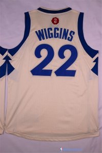 Maillot NBA Pas Cher Noël Minnesota Timberwolves Wiggins 22 Blanc