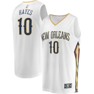 New Orleans Pelicans Jaxson Hayes Fanatics Branded White Fast Break Replica Jersey - Association Edition