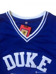 Maillot NCAA Pas Cher Duke J.J.Rougeick 4 Bleu