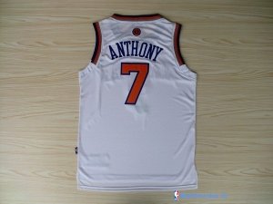 Maillot NBA Pas Cher New York Knicks Carmelo Anthony 7 Blanc